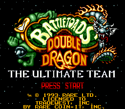 Battletoads and Double Dragon: Title